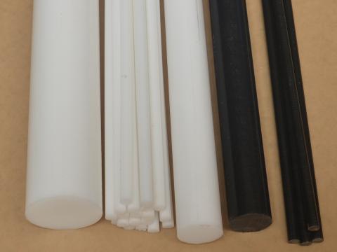 Bara poliacetal alb POM-C D50x1000 mm