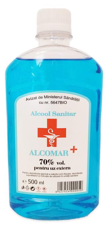 Alcool sanitar 70 grade - 500 ml de la Medaz Life Consum Srl