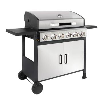 Gratar pe gaz Brenner G6N cu sase arzatoare, 3 kW de la Leziter Kft.