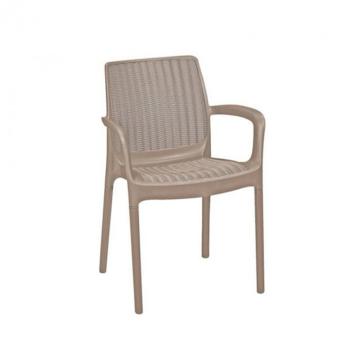 Scaun de gradina Bali mono, culoare cappuccino de la Leziter Kft.