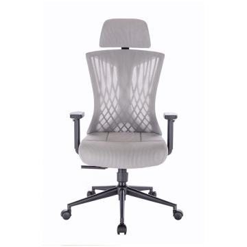 Scaun rotativ ergonomic de birou Ergomax gri deschis de la Leziter Kft.