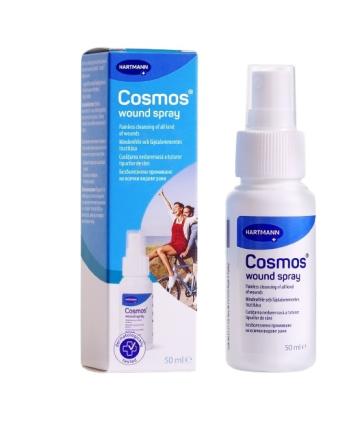 Solutie pentru rani acute si arsuri - Cosmos Wound Spray de la Medaz Life Consum Srl