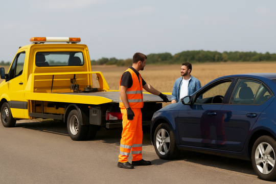 Tractari auto Lehliu Gara si Autostrada A2