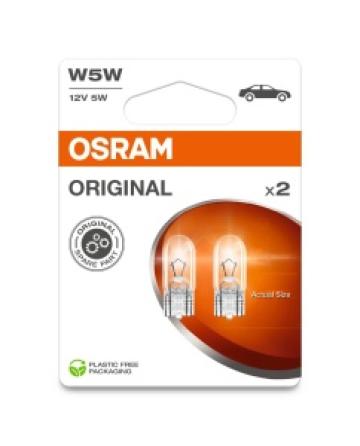 Set 2 Becuri 12V W5W Original Blister Osram de la LND Albu Profesional Srl