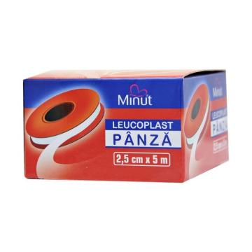 Leucoplast panza - 2.5 cm x 5 m - Minut de la Medaz Life Consum Srl