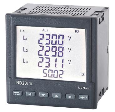 Aparat monitorizare Lumel ND20LITE-22100E0, 3x230/400 V, 5 A de la Braistore Srl