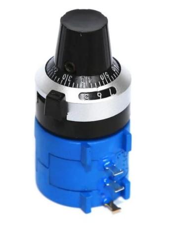 Potentiometru multitura 5x, 10k Bonens 3590-B10k, 2W, ax 21 de la Braistore Srl