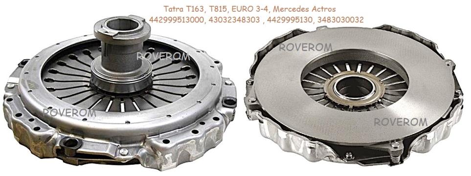 Ambreiaj Tatra T163, T815, EURO 3-4, Mercedes Actros (430mm) de la Roverom Srl