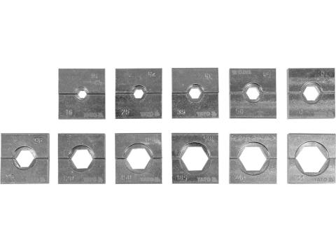 Set matrite interschimbabile pentru presa hidraulica manuala de la Solar Solution