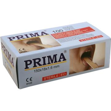 Spatule lemn sterile la set de 100 buc de la Mezza Luna Srl