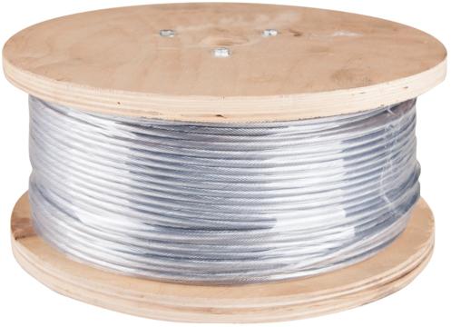 Cablu otel zincat plastifiat / 3-4.5mm - 200m