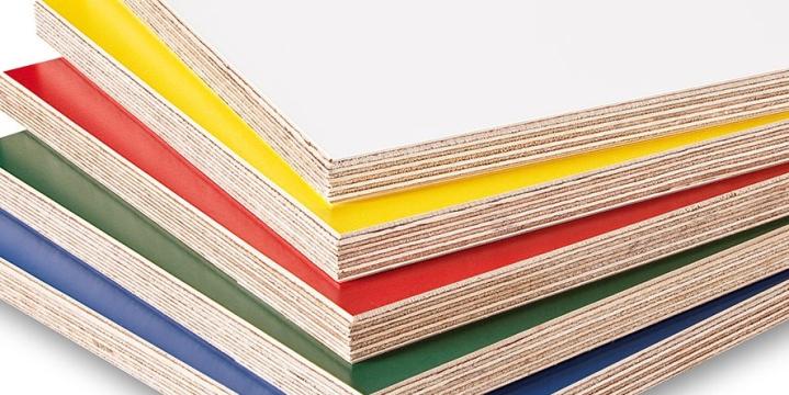 Placaj mesteacan melaminat colorat 35mm 1250x2500mm de la URBANIX SRL