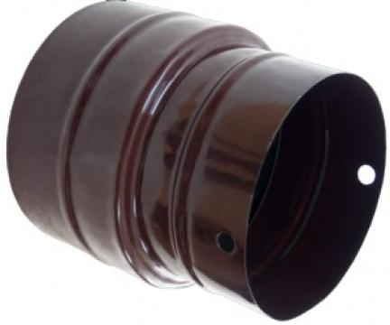 Reductie burlan emailat / 130-120mm - maro de la URBANIX SRL