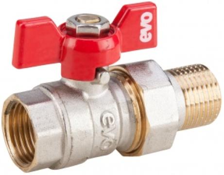 Robinet sfera-fluture cu olandez Fi-Fe 1036 / D[inch]: 1/2