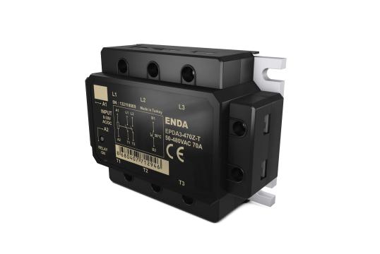 Releu static trifazat Enda EPDA3-425Z 3A 25A, intrare 8 de la Caldor Heat &Engineering Srl