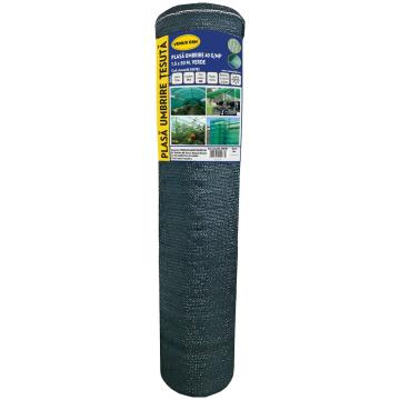 Plasa umbrire 40 g/mp, 4 x 25 m - verde / 100mp de la URBANIX SRL