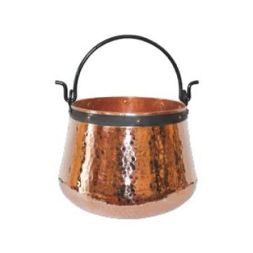 Ceaun traditional, cupru masiv, toarta fier forjat, 10 litri de la Baralchim Srl