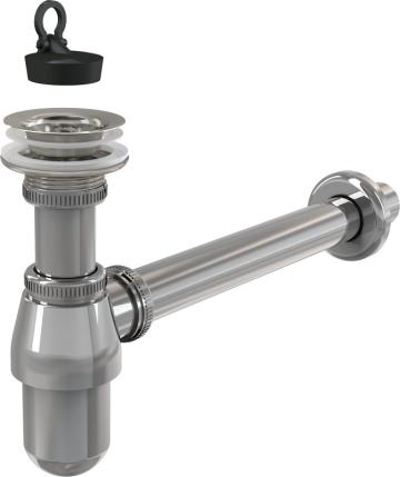 Sifon lavoar metalic DN32 cu ventil 5/4", Alcaplast A437 de la Baralchim Srl