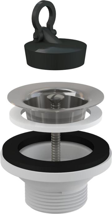 Ventil lavoar Alcaplast cu sita din otel inoxidabil DN63 de la Baralchim Srl