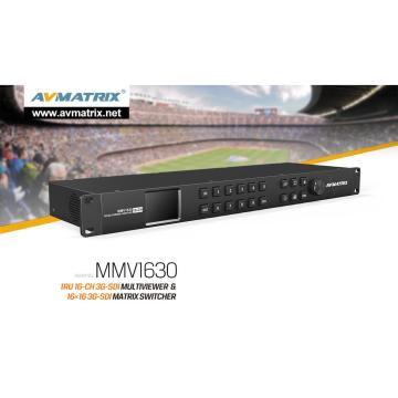 Multiviewer and switcher Avmatrix MMV1630 16 Channel 3G-SDI de la West Buy Srl