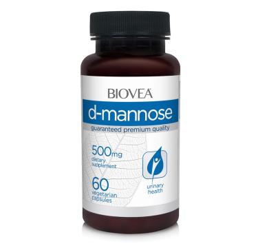 Supliment alimentar Biovea D-Mannose (D-Manoza) 500mg de la Krill Oil Impex Srl