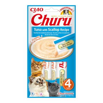 Hrana Churu pentru pisici reteta de ton cu aroma de scoici de la Club4Paws Srl