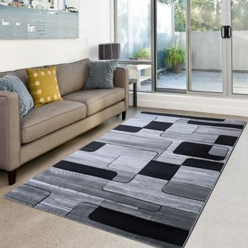 Covor Imperial gri cu negru, 125 x 200 cm