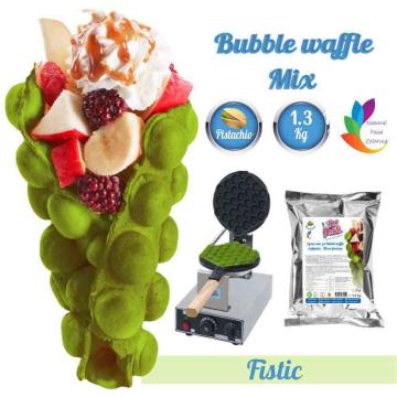 PreMix pentru verzi Bubble Waffle Fistic de la Don Gelato