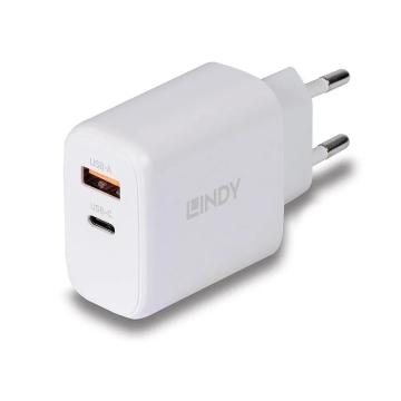 Incarcator Lindy USB A & C, 65W, putere intrare 100-240VAC