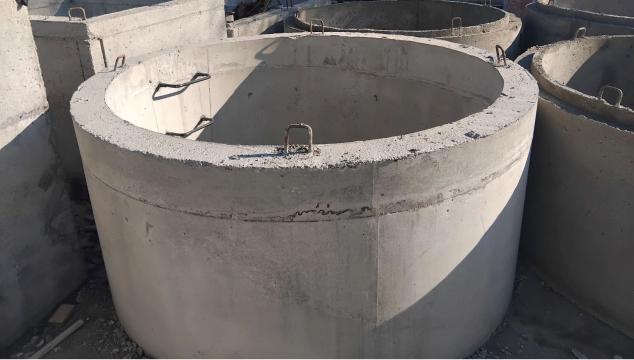 Camin din beton rotund 200 cm, h 100 cm de la Andbas