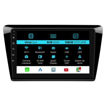 Navigatie dedicata Skoda Rapid (2011 - 2019) 9 inch de la Nav Store