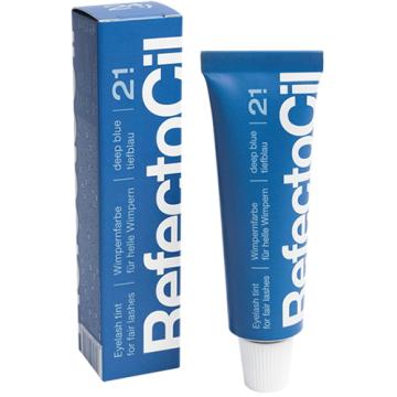 Vopsea gene si sprancene RefectoCil 15ml 2.1 albastru inchis de la Mezza Luna Srl.