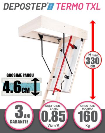 Scara pod Depostep Termo TXL chepend pod pliabil din lemn de la Deposib Expert Srl