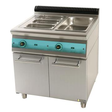 Bain marie electric dublu cu suport BE8S9