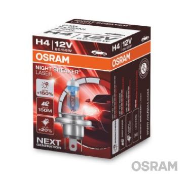 Bec 12V H4 60/55 W Night Breaker Laser Nextgen +150% Osram