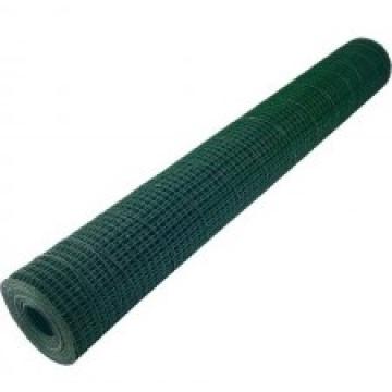 Plasa plastic verde 10x10mm / 1x5m