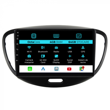 Navigatie Dedicata Hyundai I10 (2007 - 2013), 9Inch, 4Gb Ram de la Nav Store