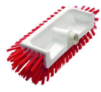 Perie Scrub Brush Hi-Low 1Buc. - 320 x 125 x 110 mm - Rosu de la Xtra Time Srl