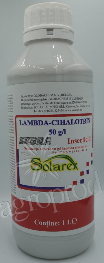 Insecticid foliar Zebra Lambda-cihalotrin 100ml de la Magreen Srl