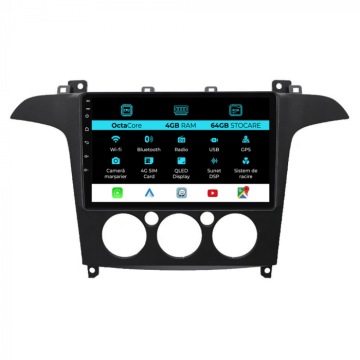 Navigatie android dedicata Ford S-Max (2006 - 2015) 9 inch de la Nav Store