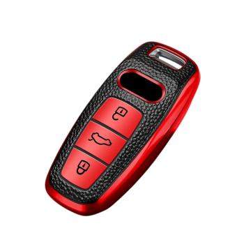 Husa cheie Audi A3 A4 A6 A7 A8 Q7 Q8 2019 2020 2021 2022 de la Caraudiomarket.ro - Accesorii Auto Dedicate