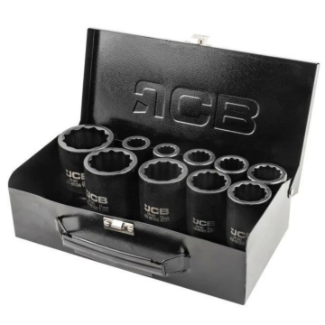 Trusa chei tubulare de impact lungi 3/4 JCB de la Select Auto Srl