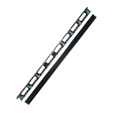 Organizator vertical cabluri, metalic, 47U - Asytech Network de la Big It Solutions