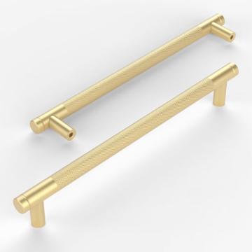 Manere rotunde, aurii pentru dulapuri, sertare 192 mm