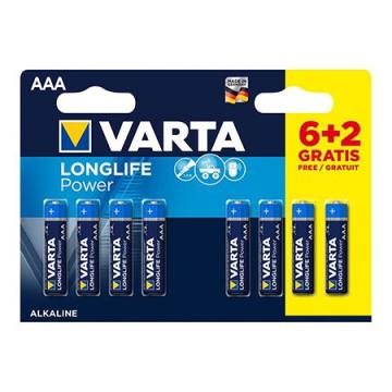 Baterie alcalina LR03 Longlife 8 buc/blister de la Sil Electric Srl