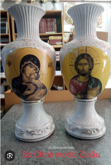 Vaza Ani cu decor religios