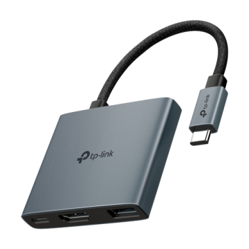 Hub USB-C 3-in-1, 1 x USB-C PD 100W, 1 x USB-A 5Gbps, 1 x HD