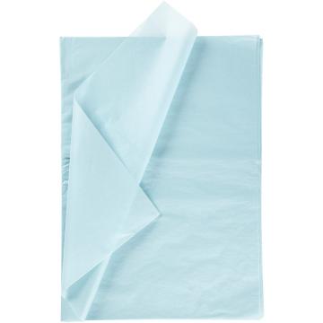 Set 20 buc, hartie de matase, 50x75cm, bleu deschis