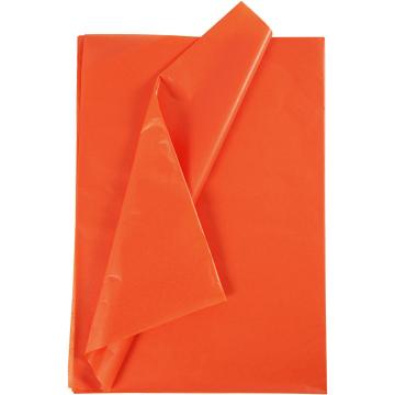 Set 20 buc, hartie de matase, 50x75cm, orange