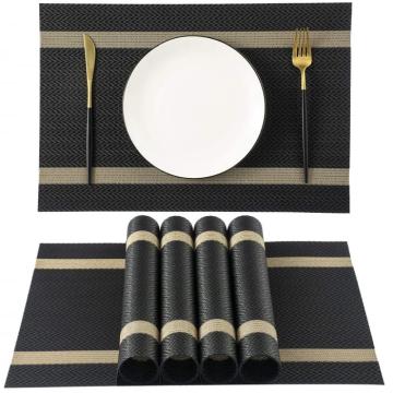 Suport de farfurii pentru servirea mesei 45x30 cm, albastru